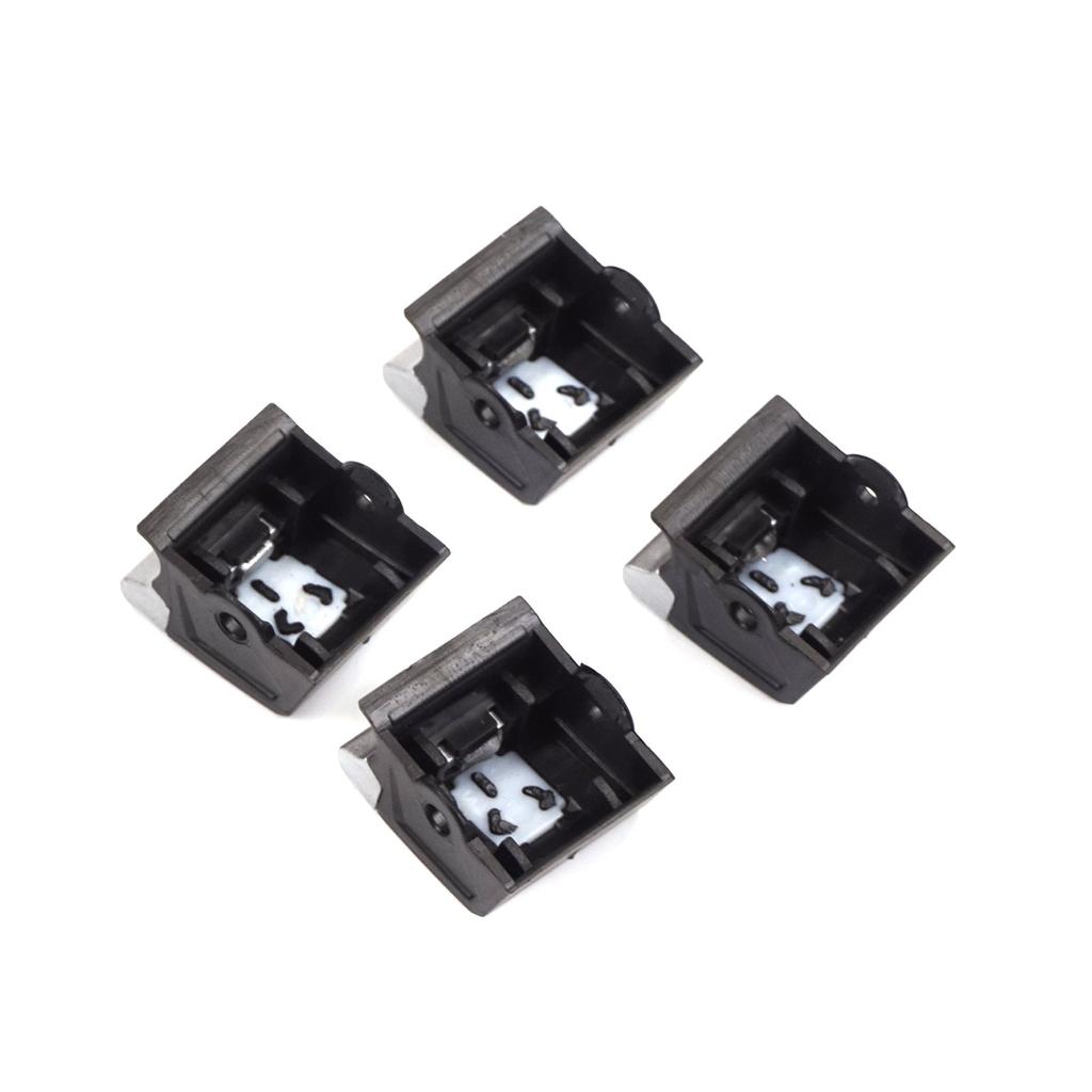 BDP1211-2 4 Pieces Electrical Power Window Lifter Switch Repair Button Cover for Renault Clio MK5 Captur MK2 5-Doors 254107001R