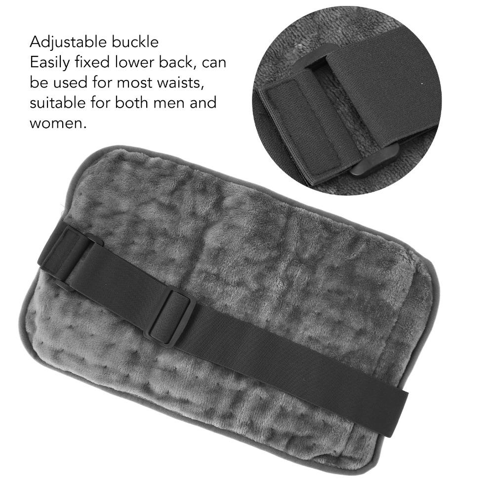 30-50°C Heated Back Wrap Gray Waist Heating Pad USB Back Heating Pad  Menstrual Pain