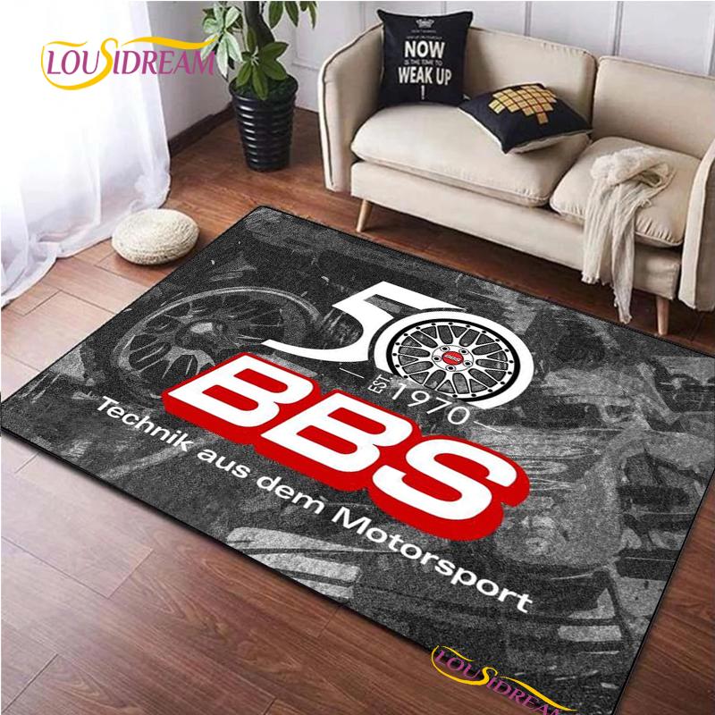 BBS Racing Carpet for Living Room Bedroom Rugs Kitchen Kids Door Unslip Floor Mats Birthday gift photography props Alfombra Rug