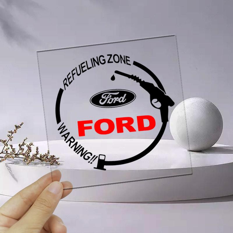 1 шт. Наклейки на крышку топливного бака автомобиля Виниловая модная декорация Автостайлинг Для Ford Focus MK1 MK2 MK4 MK3 Fiesta Line Kugo Transit Escape Fusion Explorer