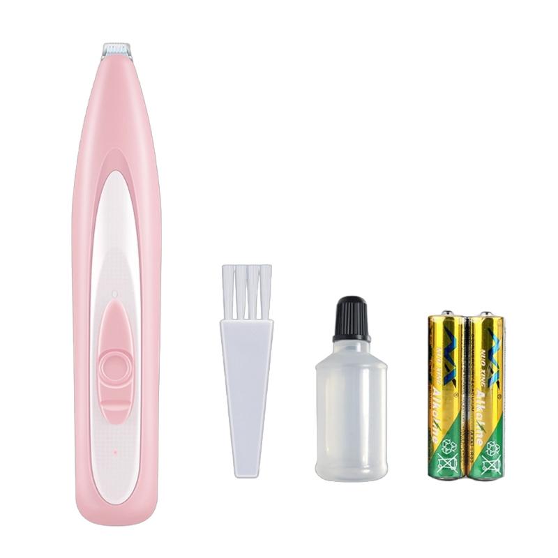 Cats Grooming Shaver with Light Low Noises USB Rechargeable Shaver Pet Hair Trimmers Set Dogs Cats