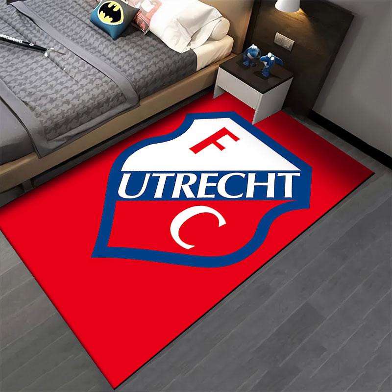 FC Utrecht Logo Carpet suitable as a non-slip mat for the living room or bedroom sofa