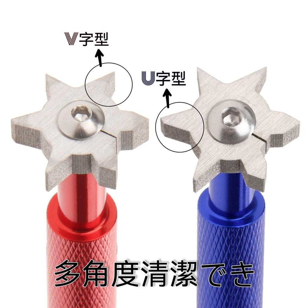 Golf Club Groove Sharpener Golf Golf Wedge Cleaner Iron Groove Sharpener for Cleaning Square Groove Maintenance Tool File Groove Six Blade Spin Easy