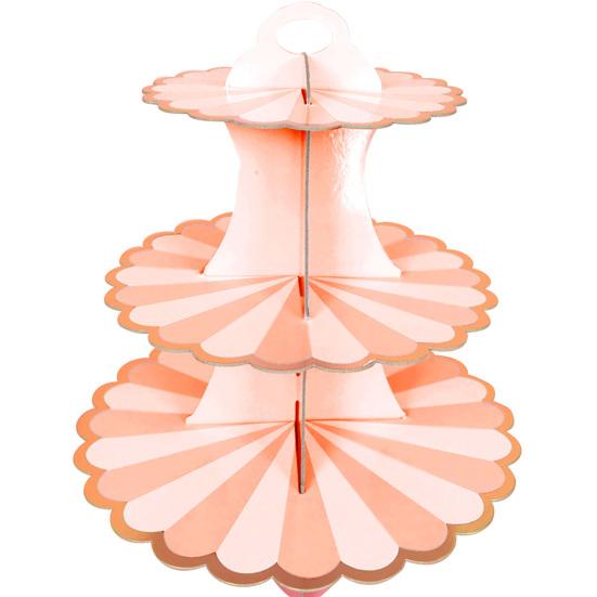 3-Layer Cupcake Dessert Paper Stand Display Rack Birthday Wedding Party Supplies