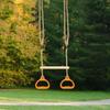 Trapeze Swing Bar Hanging Rings for Indoor Outdoor Use Fitness Home Gym