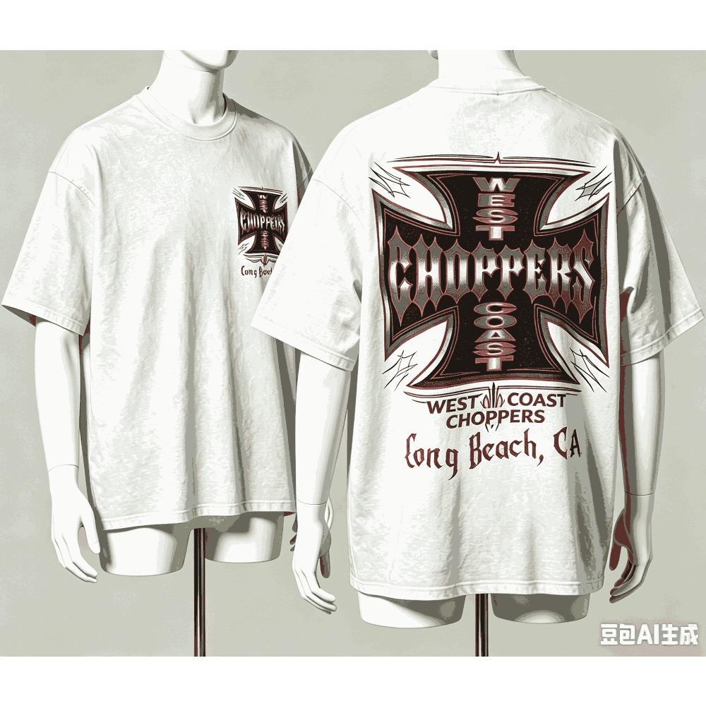 West Coast Choppers для Подарка Фанатам Футболка Мужская Женская Харадзюку Оверсайз Унисекс Короткий Рукав Уличная одежда высокое качество Для пар Классическая мягкая Ретро Мода