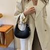 Yogodlns New Niche Shoulder Bag for Women Fashion Underarm Bag Designer Half-moon Bags Trendy Luxury Armpit Handbag