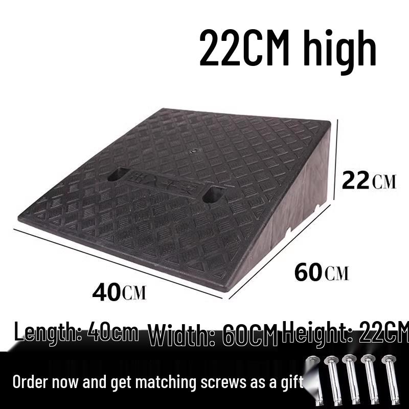 Uphill Slope Mat, Barrier-Free Ramp, Plastic Ladder, Speed Bump, Intersection Aid