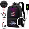 Аниме Мультяшный K-pop Печатный Рюкзак для Подростка Студента Девочки Мальчика Сумка для Книг Школьная Сумка Женская Большая Вместимость Дорожная Сумка Детский Подарок Рюкзак