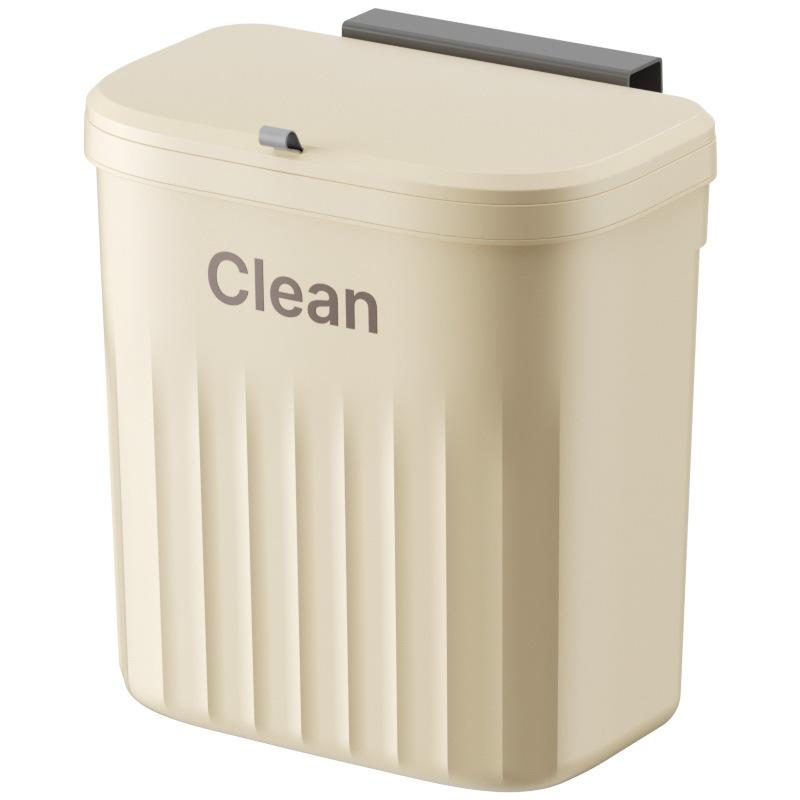 Мусорное ведро для кухни с крышкой, подвесное, легко моется. Настенное мусорное ведро для ванной комнаты. Бытовое уплотнительное кольцо для гидроизоляции.