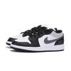 Jordan Air Jordan 1 Износостойкие Низкие Винтажные Баскетбольные Кроссовки Мужские Черно-Бело-Серые 553558-131(Команда85-)