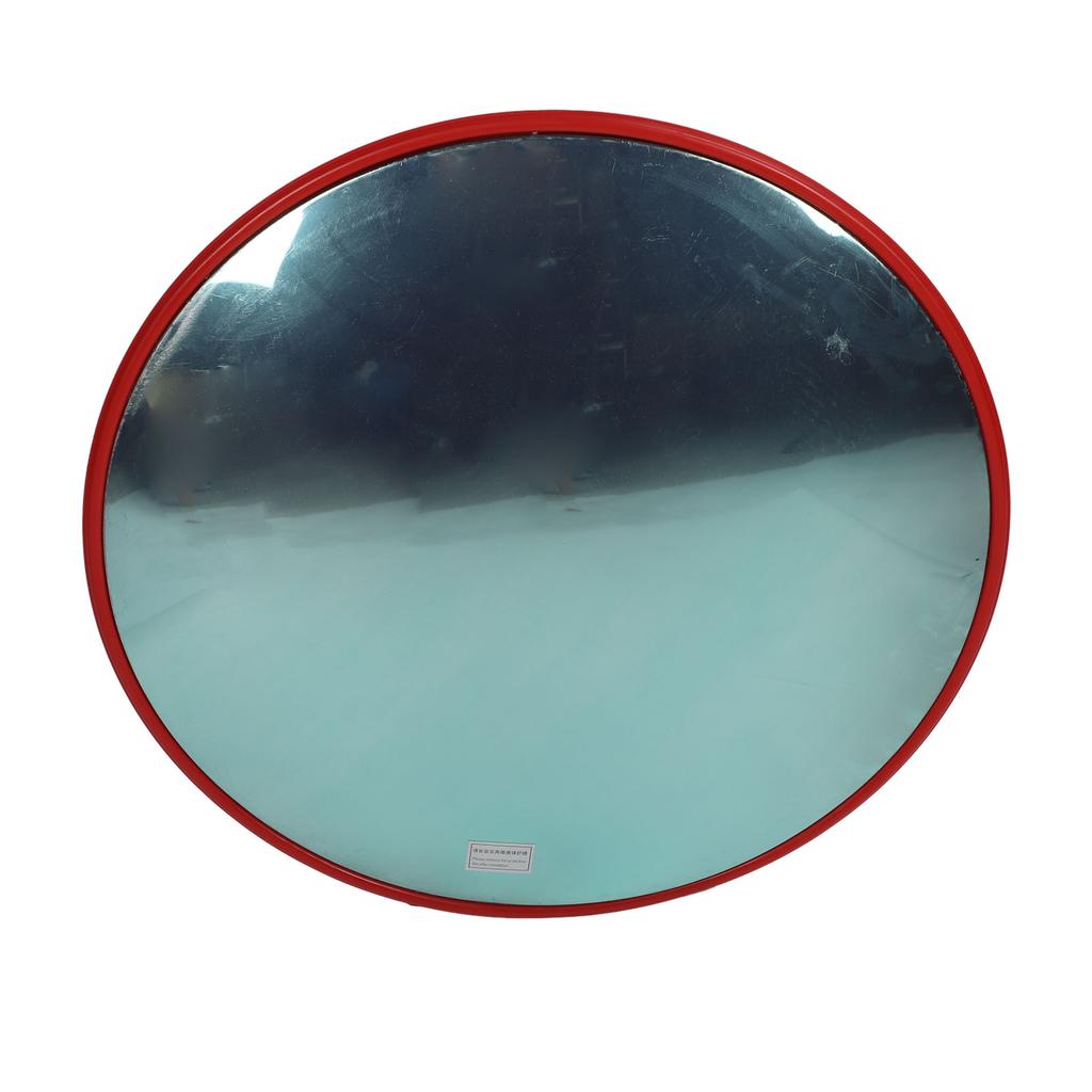 Round Convex Mirror 30 Inch Wide Angle Curved Safety Mirror with Adjustable Stand for Park Lot