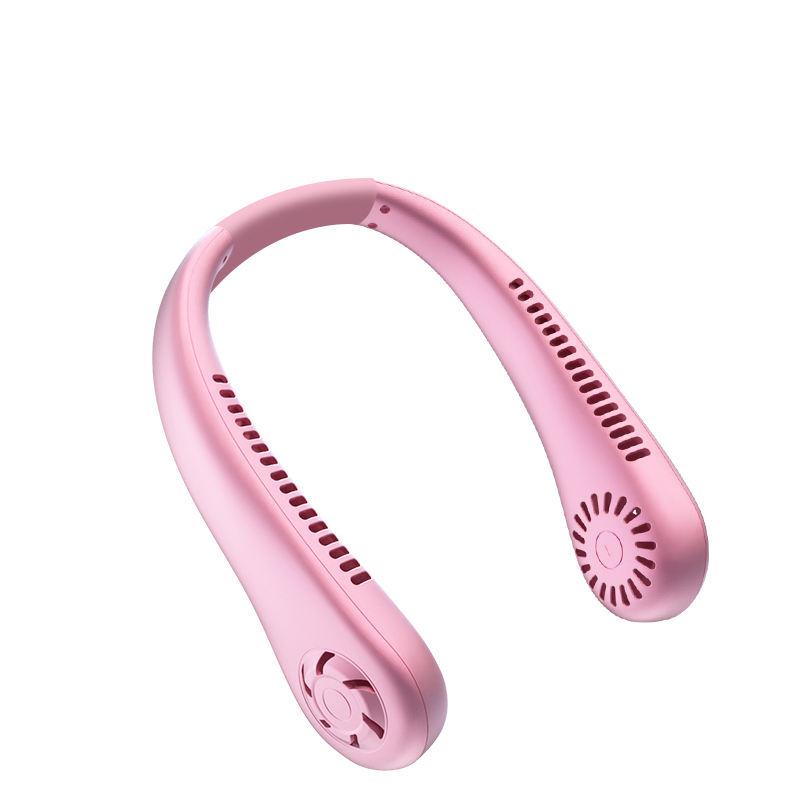 1200 мАч Мини Воздушное Охлаждение Маленький Вентилятор Портативный Уличный Спорт USB Большой Ветряной Беспроводной Безлопастной Вентилятор На Шею