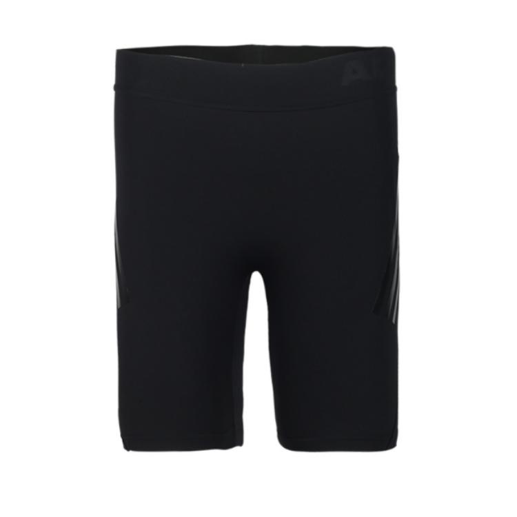 Adidas Ask Tec St 3S Удобные универсальные облегающие повседневные шорты со средней талией Мужские шорты черного цвета DQ3571