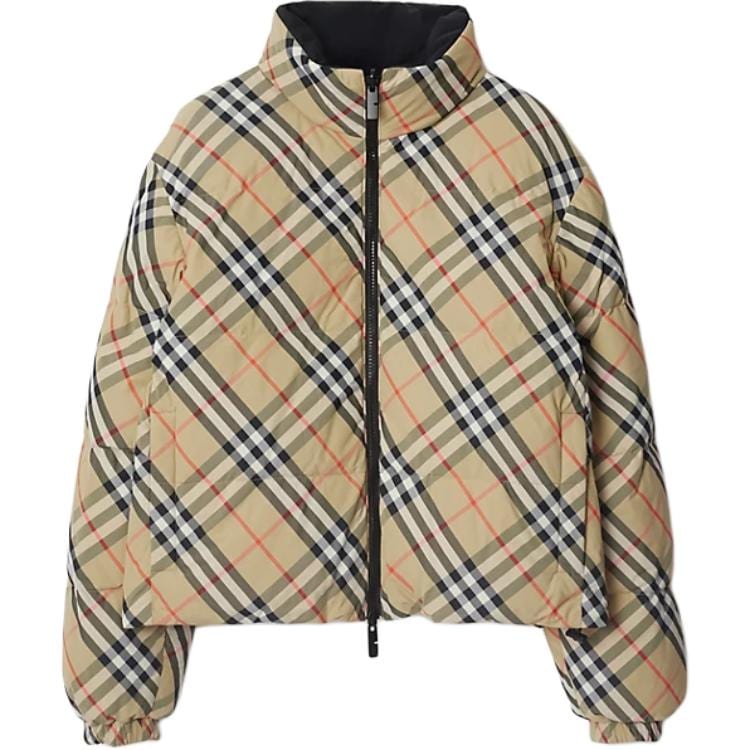 Burberry Двусторонняя клетчатая пуховая куртка 80961291
