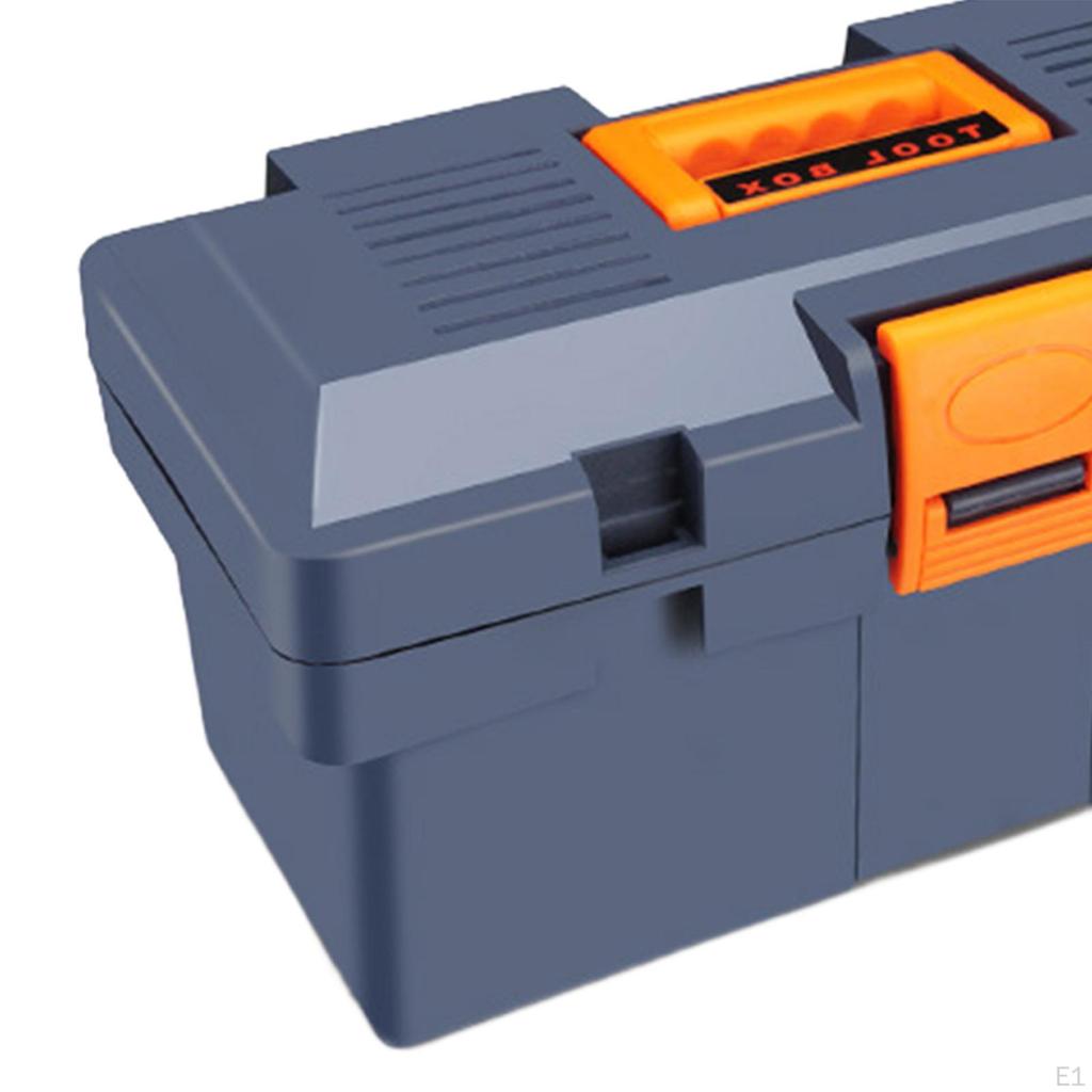 Empty Tool Box Hand Case Portable, Ergonomic Handle, Container, Small Parts Box, Multifunction,