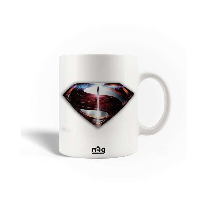 Mug - Superman - Man Of Steel - Céramique - 30cl - Compatible lave-vaisselle