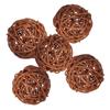 8/10/12/20cm Natura Rattan Ball Home Decorations Vase Filler Wicker Rattan Balls Christmas Tree Garden Wedding Party Decor