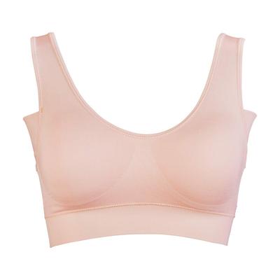 Японский гений бюстгальтер Melty Touch 1 шт. Ночной бюстгальтер Спортивный бюстгальтер телесного цвета [Оригинальный продукт] (Джинн) Беспроводной (4 л, розовый)