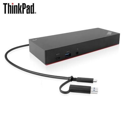 Lenovo Док-станция ThinkPad 40AF0135CN с двойным интерфейсом USB-C USB-A