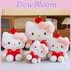Плюшевая игрушка Hello Kitty из короткого плюша в подарок девочке и для уютного декора