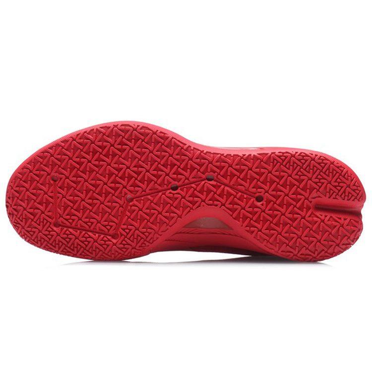 Li Ning Speed 7 Амортизация Устойчивость к истиранию Дышащая Поддержка Низкие Баскетбольные кроссовки Мужские Красный ABPR007-4