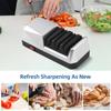 Электрическая точилка для ножей, многофункциональная 3-ступенчатая система заточки кухонных ножей с