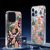 Магнитный прозрачный чехол «Дом с рождественской елкой» для iPhone 15/16/17 Pro Max - Полная защита