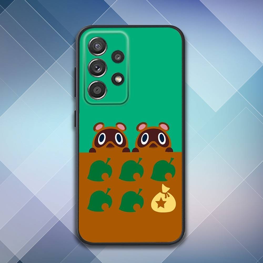Игровой чехол для телефона Animals Game C-Crossing для Samsung S25, S24, S21, S22, S23, S30, Ultra, S20, Plus, Fe, Lite, Note, 10, 9, 5G Черная крышка