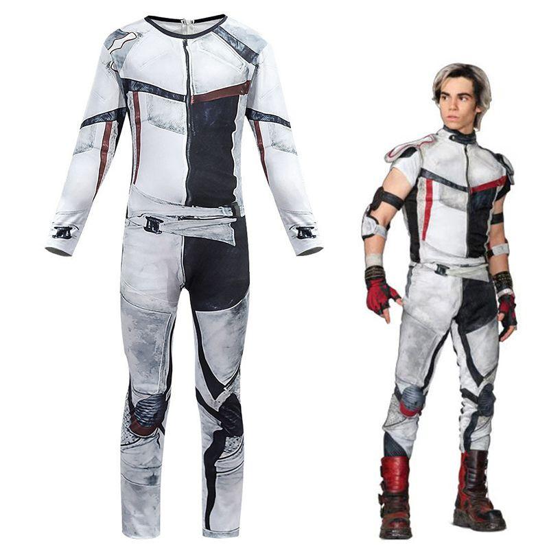 High-quality Descendants 3 Carlos Cosplay Costume Kids Jumpsuit For Carnival Fun