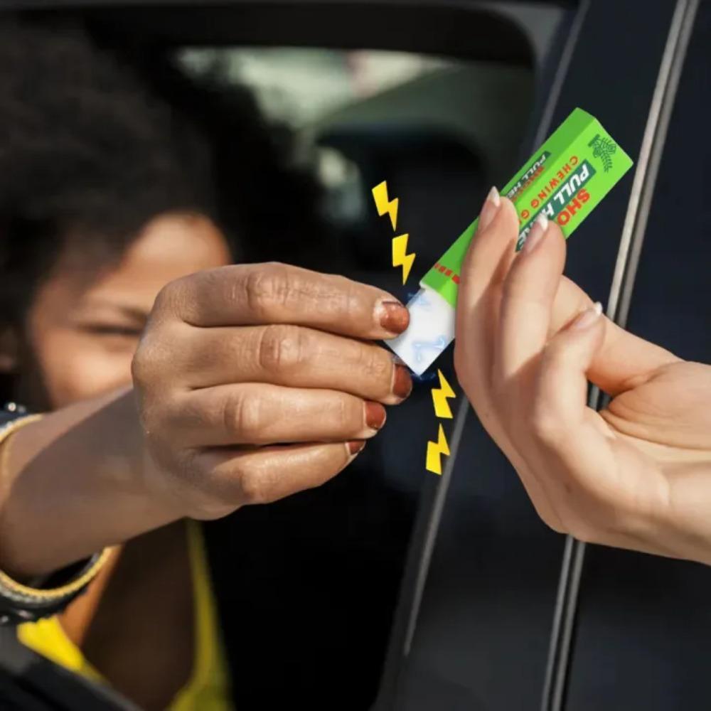 Funny Anti-stress Novelty Gum Gripper Prank Trick Prop Electric Shock Toy Shocker Pen Gag Gadget Stress Reliever Toys