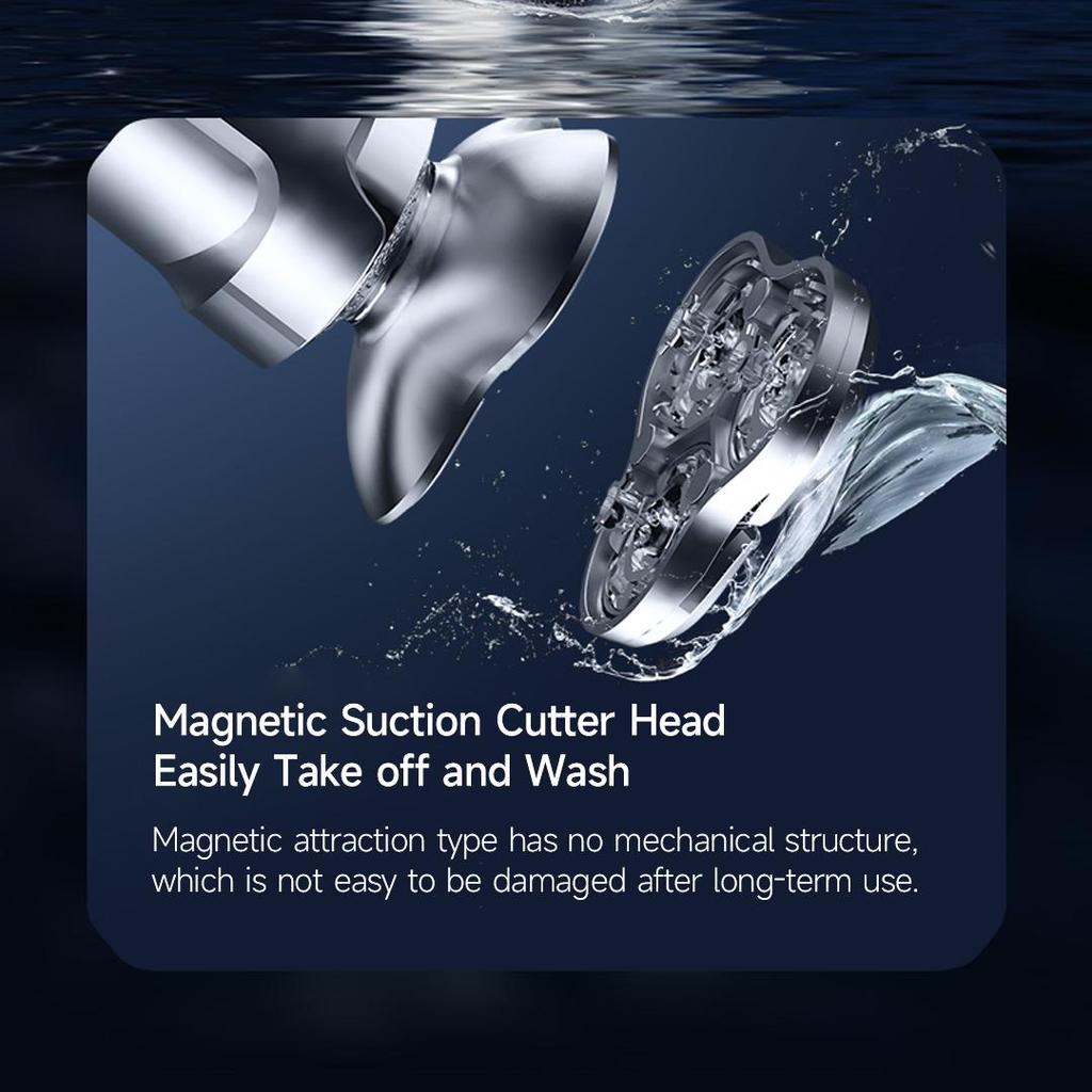 Электробритва Enchen X2 ESM Умная система бритья 360 ° Плавающая 3 режущая головка IPX7 Водонепроницаемая электробритва для влажной и сухой уборки