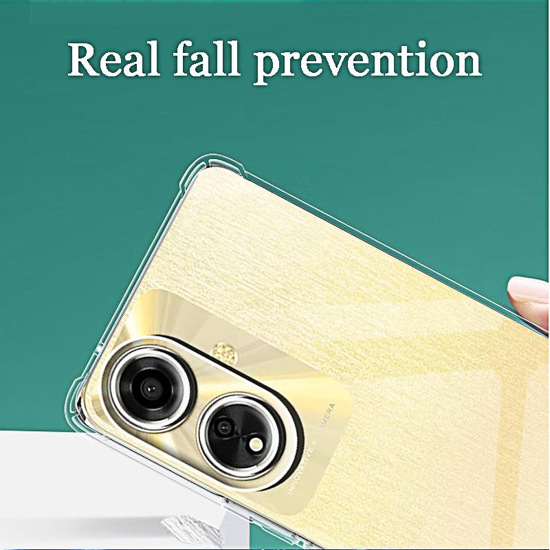 Прозрачный чехол для телефона для Oppo A59 A79 A98 5G A78 A58 A38 A18 4G A17 A17k A57 A97 A53 A94 A74 A54 A52 Задняя крышка Прозрачный чехол
