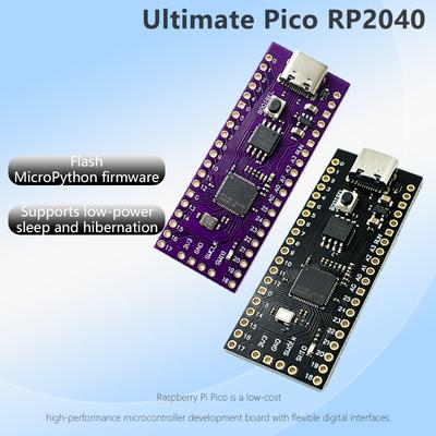 LIZAO 1/3/5 шт. Ультимативная плата разработки Pico RP2040, микроконтроллер 133 МГц с поддержкой USB 1.1 Host для DIY и IoT проектов