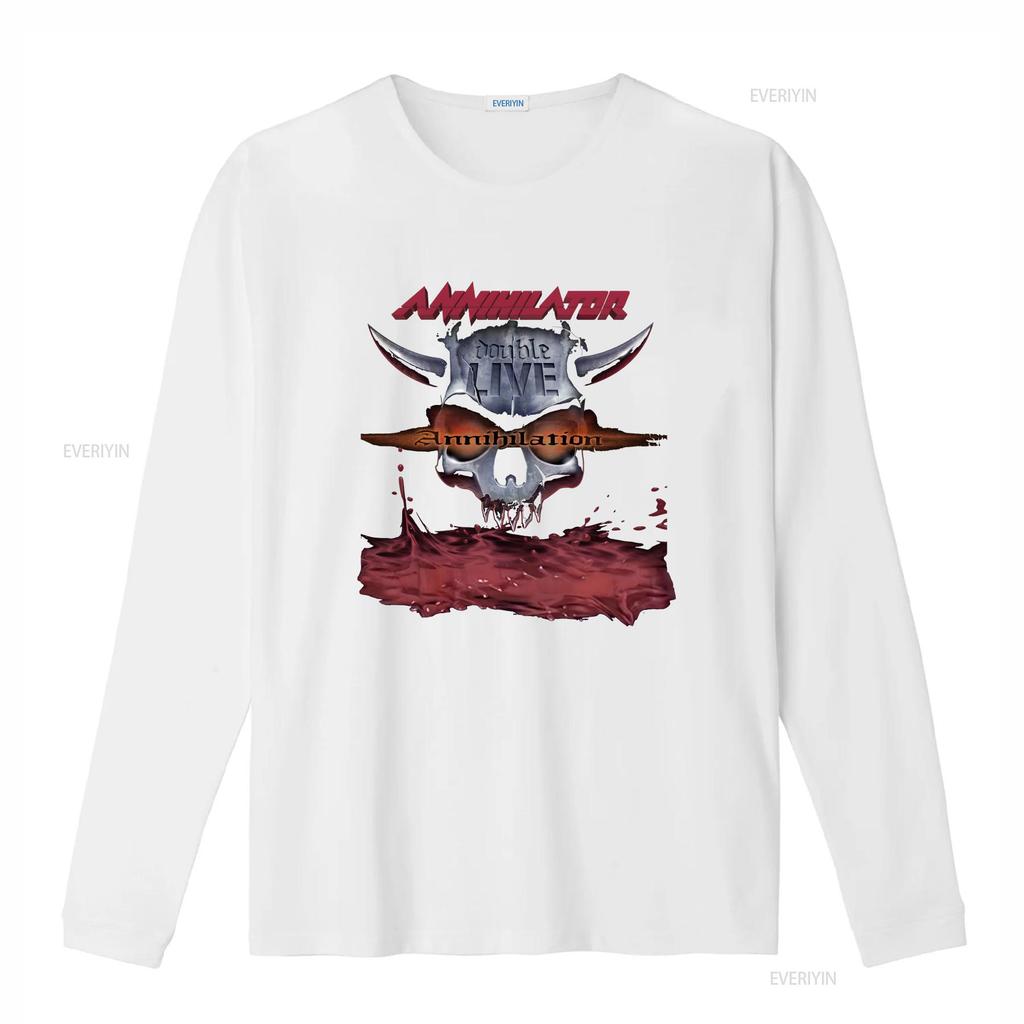 New Annihilator Band For Fans S 5xl T Shirt Bi0451 Vintage Washed Homme Graphic Stylish Stretched Versatile Casual Soft