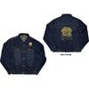 Queen Unisex Adult Classic Crest Denim Jacket