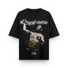 Летняя футболка UFC Хамзат Чимаев 2026 Fighting Graphic Tshirt Женская Спортивная Хлопковая С коротким рукавом Свободная Повседневная Футболка для Фитнеса Унисекс