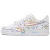 Nike Air Force 1 Покрытие Нескользящая и Износостойкая Низкие Скейтбордические Кроссовки Мужские Белые CW2288-111(Команда41-)
