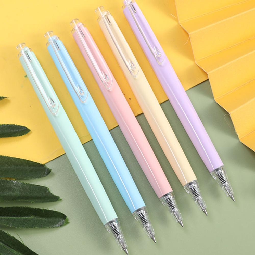 Stationery Neutral Pen Retractable Ballpoint Pen 0.5mm Lovely Gel Pen School Supplies