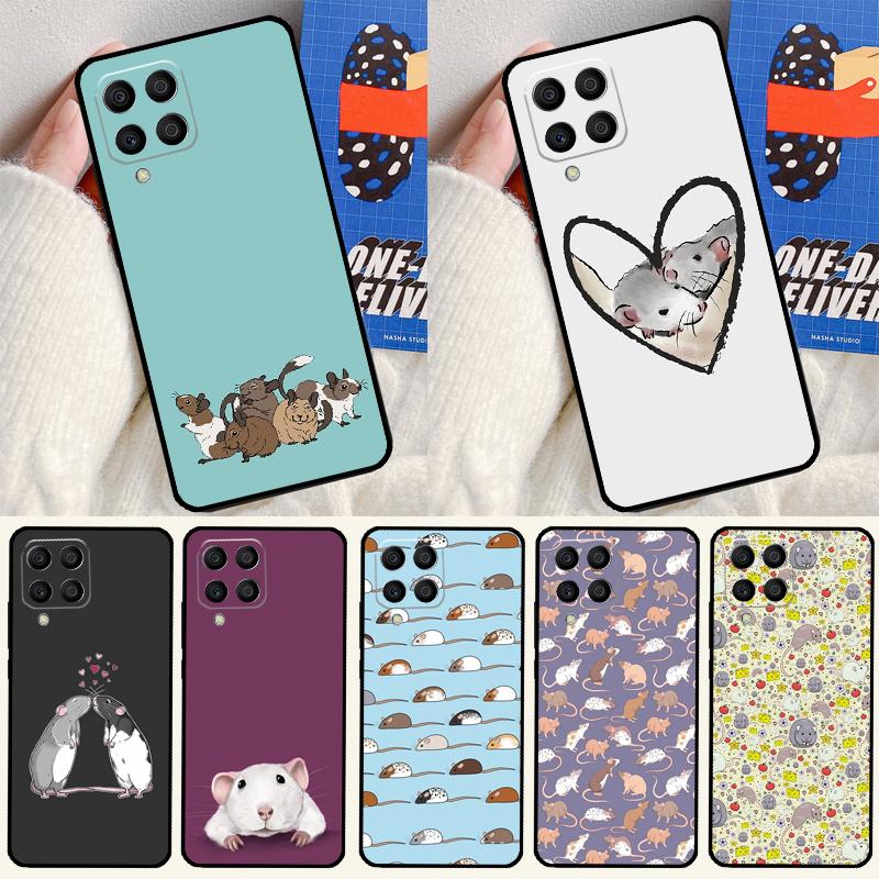 Мышь Крыса Для Samsung Galaxy M12 M13 M33 M23 M53 M15 M55 M31 M51 M14 M34 M54 M20 M32 M52 Чехол для телефона
