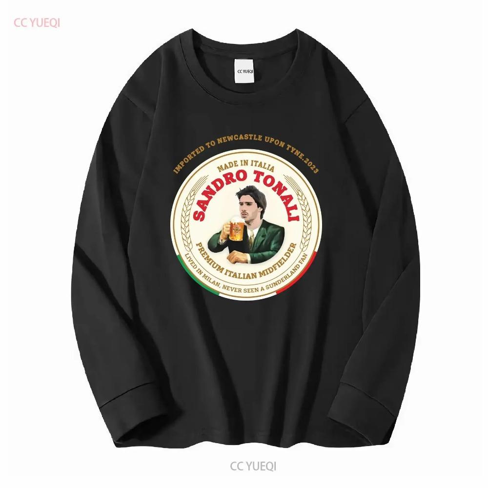 Футболка Tonali в стиле Моретти с длинным или коротким рукавом винтажная вываренная унисекс дизайнерская одежда слегка мягкая повседневная стильная мода