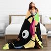 Cute Chococats Blanket Quality Warm Black Cat Throw Blanket Winter Boy Girl Couch Chair Pattern Bedspread