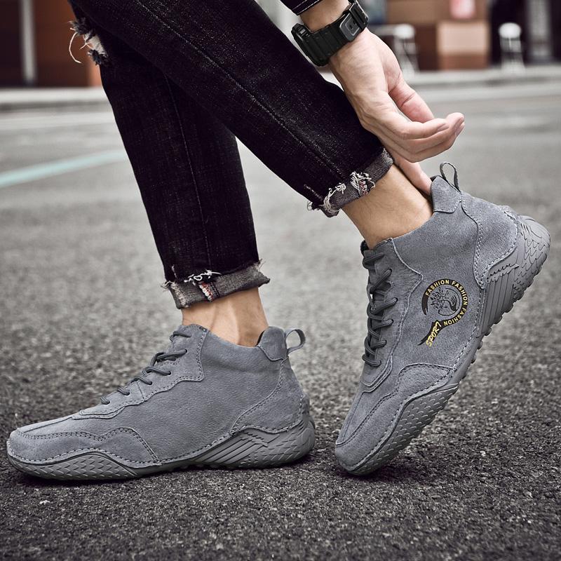 Men Sneakers Casual Ankle Boots Winter Warm High-quality Outdoors Driving Sports Shoes Men's Sneakers