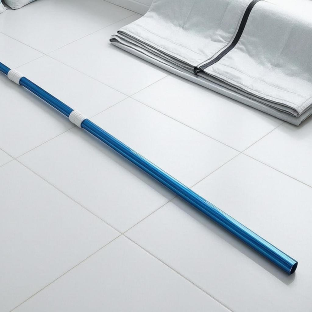Штанга для бассейна Устойчивая Телескопическая с замком-поворотом Прочная