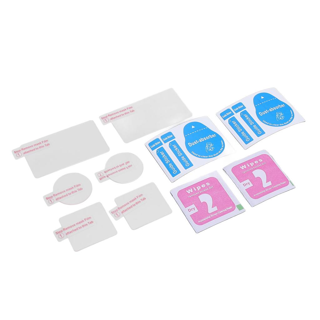 2 комплекта защитных пленок для экрана объектива камеры Vlog, передняя и задняя пленка для экрана объектива видеокамеры Action 5pro с