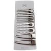 8Pcs/Set Metal Y2K Hair Clip Set Duckbill Clip Bangs Barrettes Trendy Side Clips  Women Girls