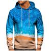 Men's Loose Printed Hooded Sweatshirt Men's Casual Fashion Sports Sweatshirt