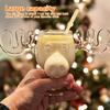 150-201ML Glass Cup for Tiki Creative Elk Cute Reindeer Mug Wine Beer Water Juice Milk Glasses Drinkware Shot Cups New Year Gift