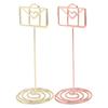 10PCS Table Number Holders Envelope Shape Metal Card Clips for Photo Menu Place Cards Restaurant Wed