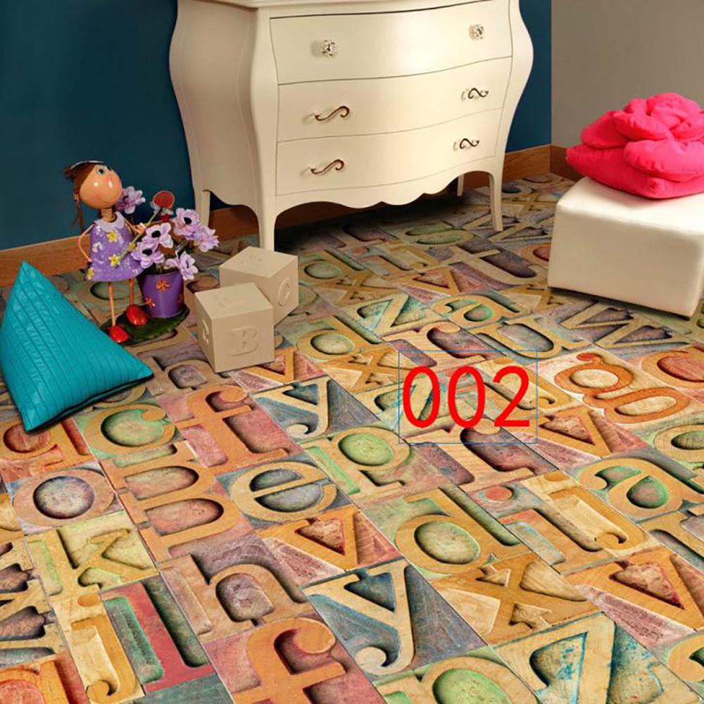 20x50cm Adhesive Tile Art Floor Wall Decal Sticker DIY Kitchen Bathroom Decor 